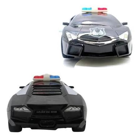 Imagem de Carrinho De Controle Remoto Policia Super Carro Brinquedo