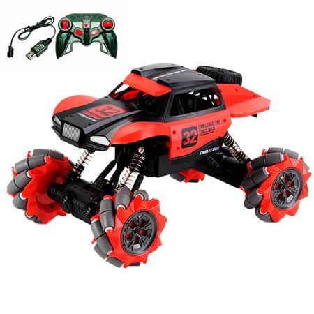 Carro De Controle Remoto Jipe 4x4 - Champion Radical 1:24 Vermelho