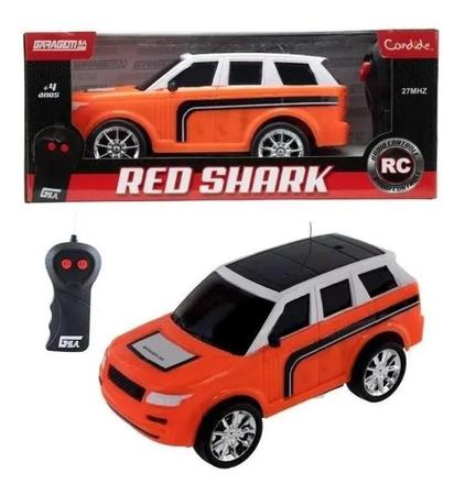 Carrinho De Controle Remoto Red Shark 3 Fun es Candide 3562