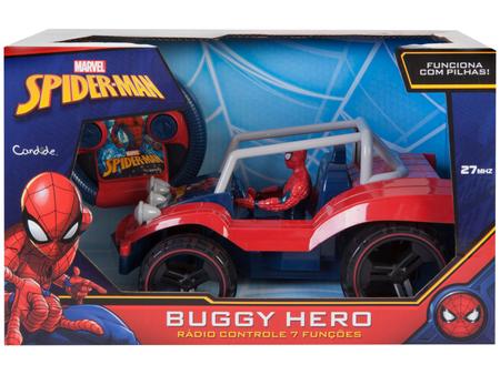 Carro de Controle Remoto - Buggy Hero - Homem-Aranha - Candide