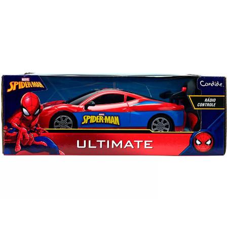 Carro De Controle Remoto Ultimate Candide Homem Aranha 3 Funções