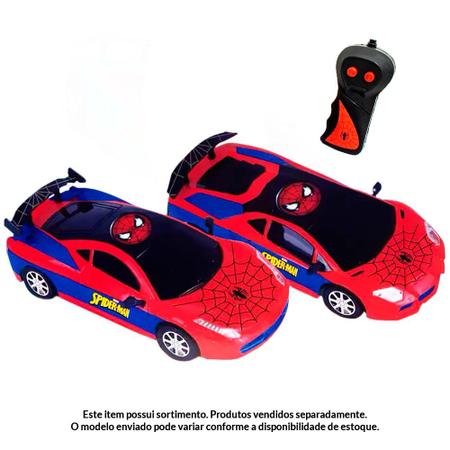 Carro De Controle Remoto Ultimate Candide Homem Aranha 3 Funções