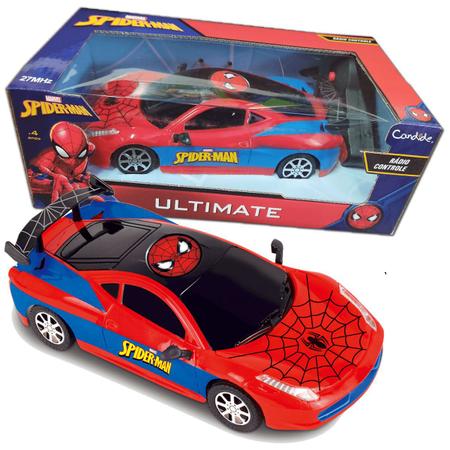 Carrinho Controle Remoto Homem Aranha Ultimate Candide