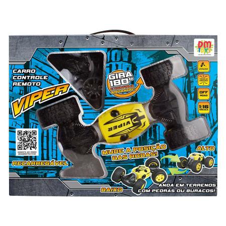 Imagem de Carrinho De Controle Remoto Viper 2,4ghz 4wd - Dm Toys