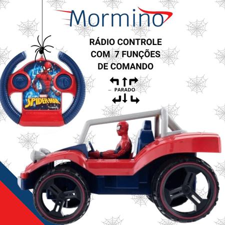 Carro de Controle Remoto - Buggy Hero - Homem-Aranha - Candide