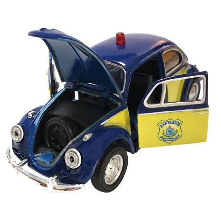 Imagem de Carrinho De Ferro Fusca Clássico Conversível e Herbie Miniatura