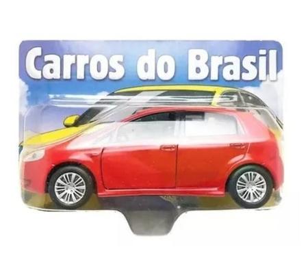 Imagem de Carrinho De Metal Fiat Punto Para Colecionador Hobby Retrô