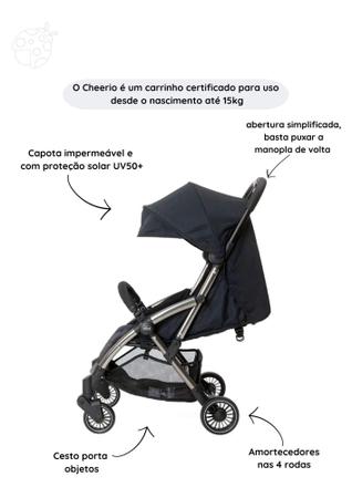 Imagem de Carrinho de passeio cheerio 0m+ uv 50+ bebê infantil chicco