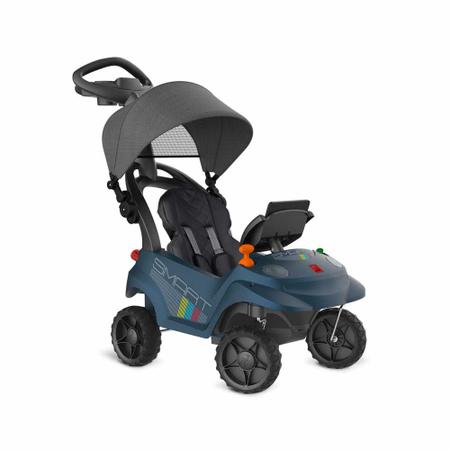 Imagem de Carrinho de Passeio e Andador - Smart Baby Comfort 360 - Azul - Bandeirante