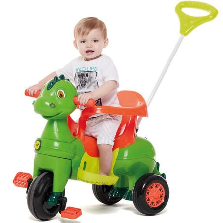 Imagem de Carrinho de Passeio e Pedal para Bebe Calesita Didino Verde