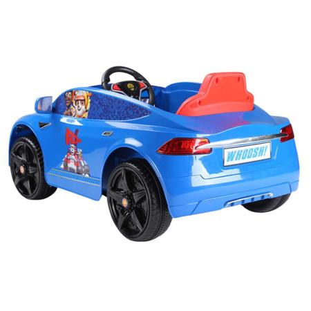 Imagem de Carrinho de Passeio Elétrico Carro Esportivo motorizado controle Brinquedo Infantil Patrulha Canina