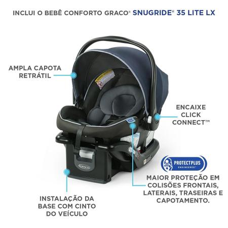 Imagem de Carrinho de Passeio Graco Travel System Element LX ul