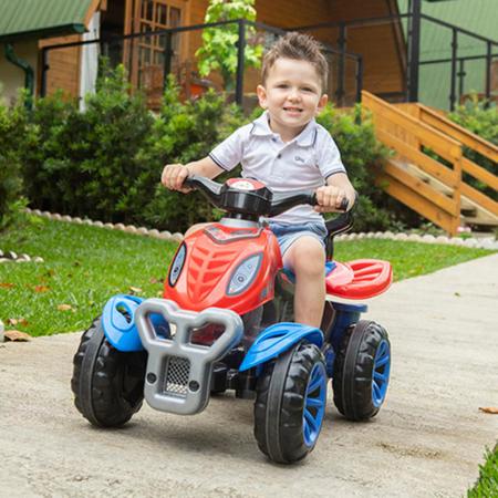 Imagem de Carrinho De Passeio Infantil De Empurrar Criança Com Pedal