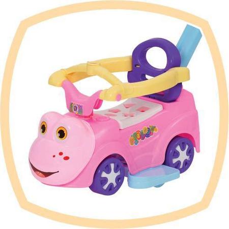 Imagem de Carrinho de Passeio Infantil Menina Rã Baby Car Mercotoys