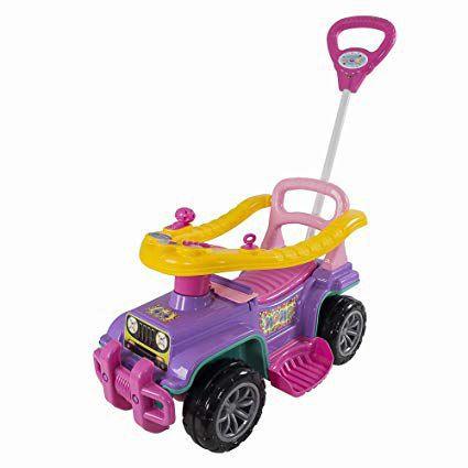 Imagem de Carrinho de Passeio Jip Jip Menina Maral com haste - Rosa