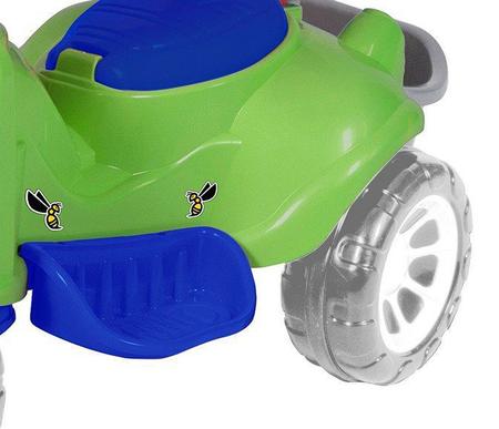 Imagem de Carrinho De Passeio Ou Pedal Infantil Triciclo Avespa Com Empurrador Maral