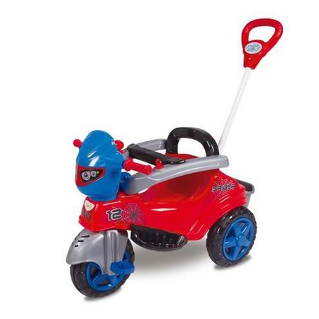 Imagem de Carrinho De Passeio Ou Pedal Triciclo Empurrador Baby City Spider Maral