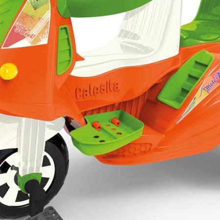 Imagem de Carrinho de Passeio/Pedal Infantil Com Empurrador + 02 Capacetes - Moto Duo - Calesita