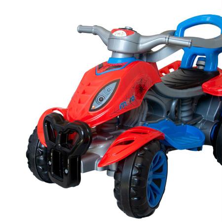 Quadriciclo Infantil Spider Brinquedo Criança Com Empurrador Motoca Anel  Limitação Câmbio - Maral - Carros a Pedal - Magazine Luiza