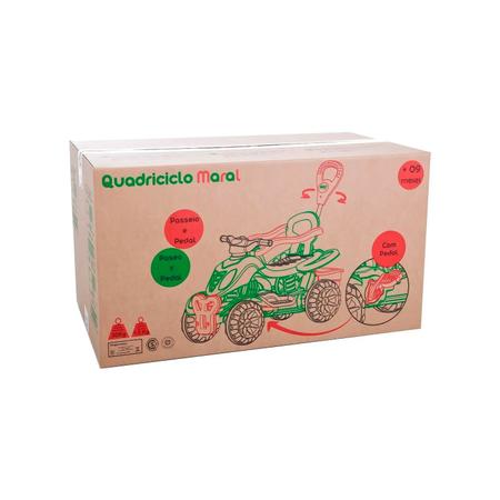 Imagem de Carrinho De Passeio SpiderMan E Andador Quadriciclo Infantil A Pedal