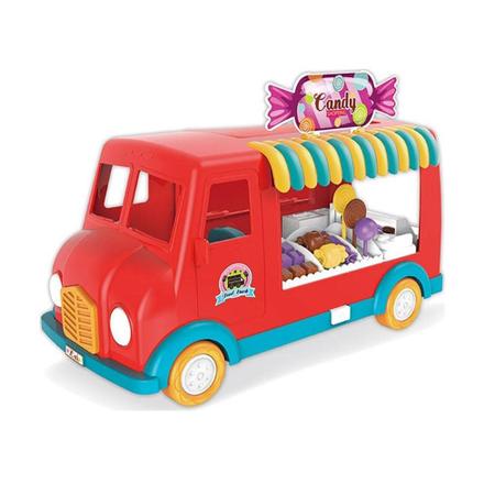 Imagem de Carrinho de Roda Livre com Luz - Food Truck Loja de Doces - Yes Toys