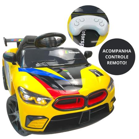 Mini Carro Infantil Elétrico Controle Remoto Som - Winner Sales