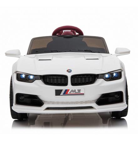Carro Eletrico Infantil BMW M3 Branco com Controle Remoto 12V