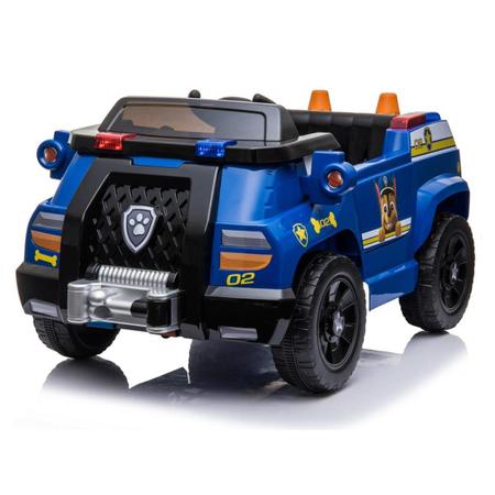 Imagem de Carrinho elétrico infantil brinquedo resgate patrulha canina chase carro motorizado policia 12v usb