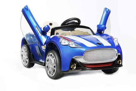 Imagem de Carrinho Elétrico Infantil Para Crianças Super Sports Car - Azul