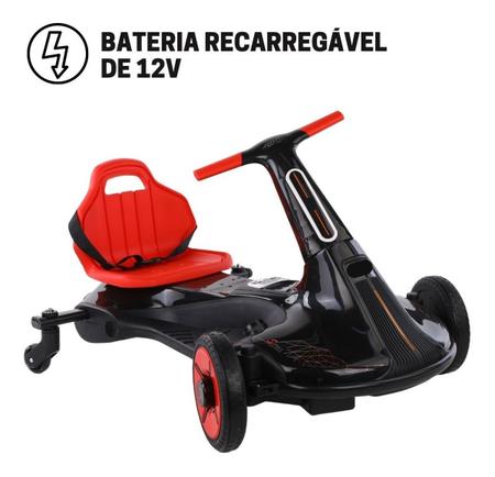 Carrinho Estilo Drift Triciclo Elétrico Tipo Scooter Motorizado