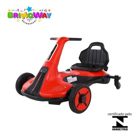 Carrinho Estilo Drift Triciclo Elétrico Tipo Scooter Motorizado