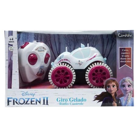 Imagem de Carrinho Frozen Veículo Giro Gelado Com Controle Candide