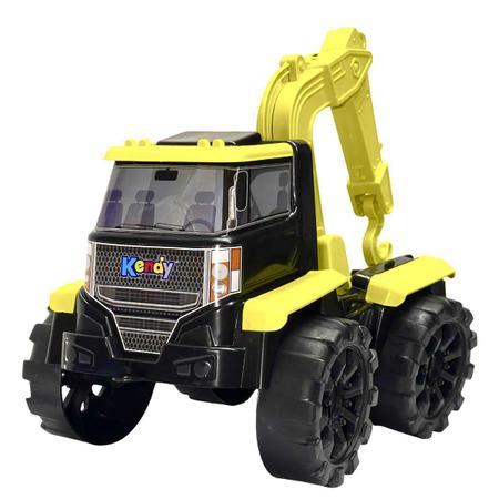 Carrinho De Brinquedo Super Caminhão Construção Grande Kendy