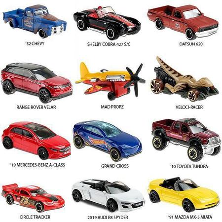 Carrinho Hot Wheels 12 Peças - Diversos Modelos - C4982 na Americanas  Empresas