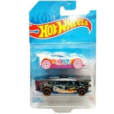 Carrinho Hot Wheels, Mattel, FVN40, Cartela com 2 Carrinhos Sortidos,  Multicor