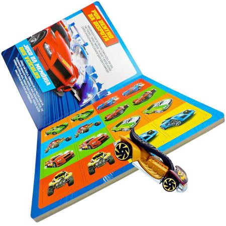 Carrinho Hot Wheels Raijin Express Mattel + Livro com Quebra Cabeça Memória  e Dominó - Mattel/Ciranda Cultural - Carrinho de Brinquedo - Magazine Luiza