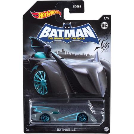 Carrinho Hot Wheels Batman Tv Series Batmobile Dc 4/5