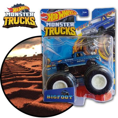 Kit 2x Hot Wheels Monster Trucks Brinquedo Carrinho Fyj44