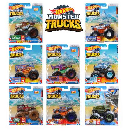 Monster Trucks - Monster Trucks Trucks escala 1:64 - Hot Wheels