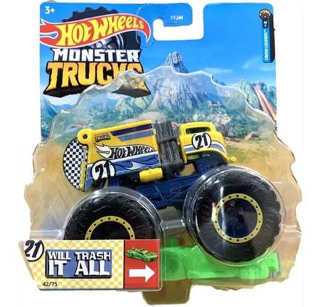 Carrinho Hot Wheels Monster Truck Caminhonete