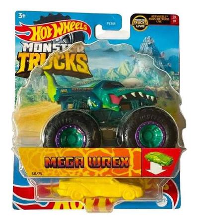 Carrinho Hot Wheels Monster Truck Mega Wrex 1:64 - Mattel em