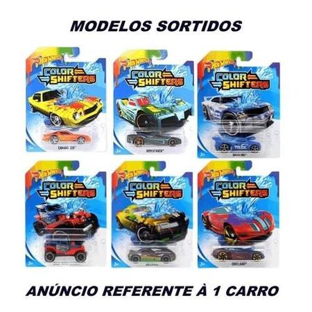 Carrinho Hot Wheels Muda de Cor Sortido Mattel - BHR15 - Carrinho