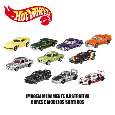 Carrinhos Hot Wheels Sortidos com 6 Unidades - Mattel - Alves Baby