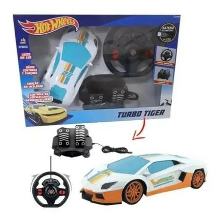 Carrinho De Controle Remoto Turbo Tiger Hot Wheels Candide - 4546