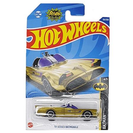 Carrinho Hot Wheels Batmóvel Dourado Batman