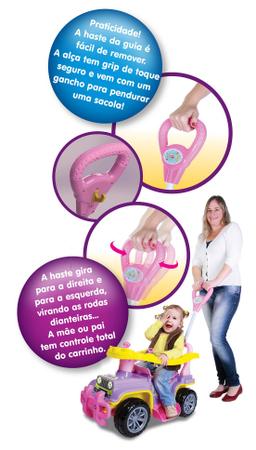 Imagem de Carrinho Infantil de Passeio Jip Jip Menina Maral Com Empurrador