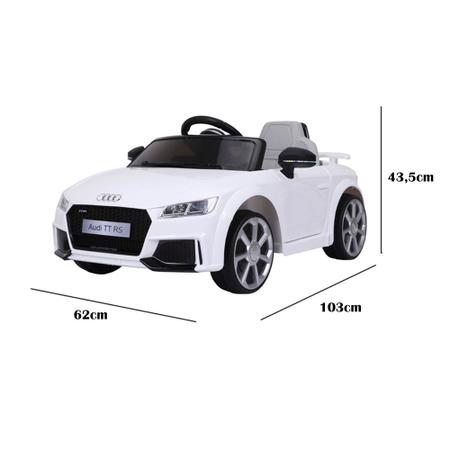 Imagem de Carrinho Infantil Elétrico Audi Ttrs 6v com Controle Remoto