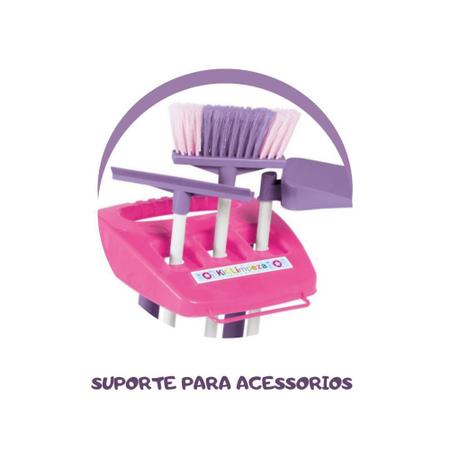 Kit Infantil Limpeza Completa Tateti Rosa - Bertolace Móveis e Eletro