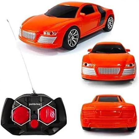 Imagem de Carrinho Laranja de Controle Remoto Ultra Car 6 Funcoes - Car2241  Polibrinq 