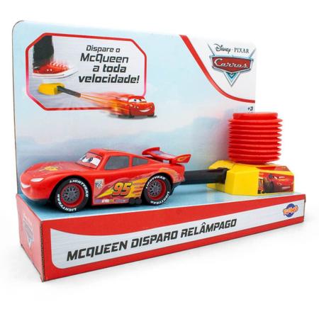 Brinquedo Relâmpago Mcqueen Lançador Carros Pixar Infantil